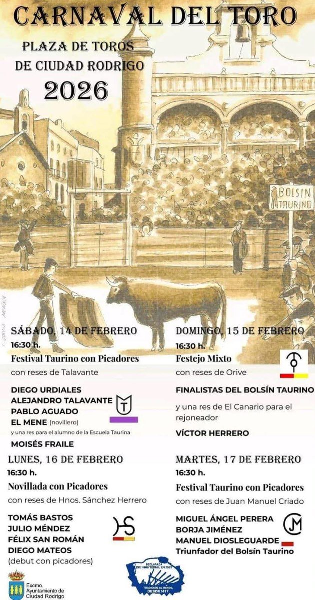 Carteles del Carnaval del Toro