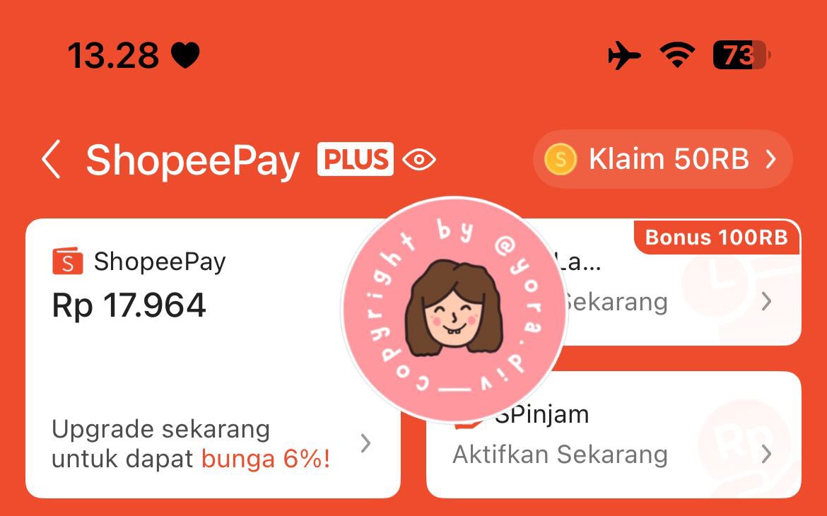 yoradiv's tweet photo. ✨ GIVEAWAY SINGKAT KILAT ✨
🏆 : Saldo shopeepay 15k buat 1 orang

Syaratnya :
- RT + Like tweet ini
- RT + Like thread di pinned📌
- Komen "done"

ga wajib follow (gampang kan🫶🏻) tapi kalo mau mutualan, hayuk #zonauang #zonajajan https://t.co/lUScpNwcoC