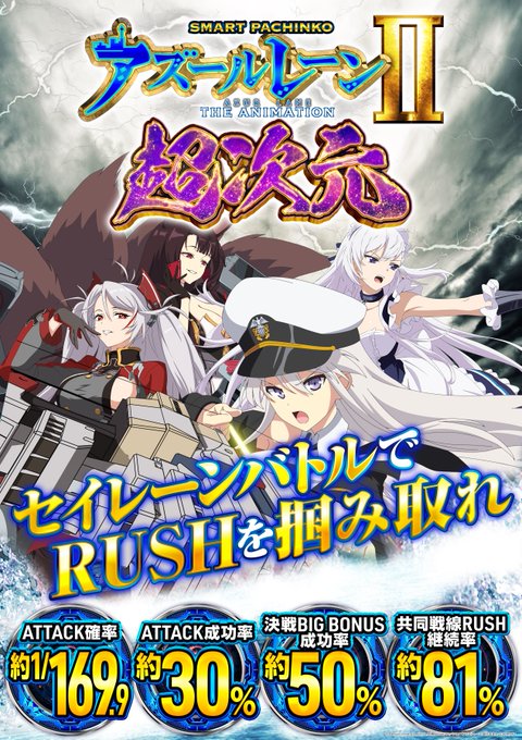 スマパチのリクエスト機種 「e アズールレーン2 THE ANIMATION 超次元