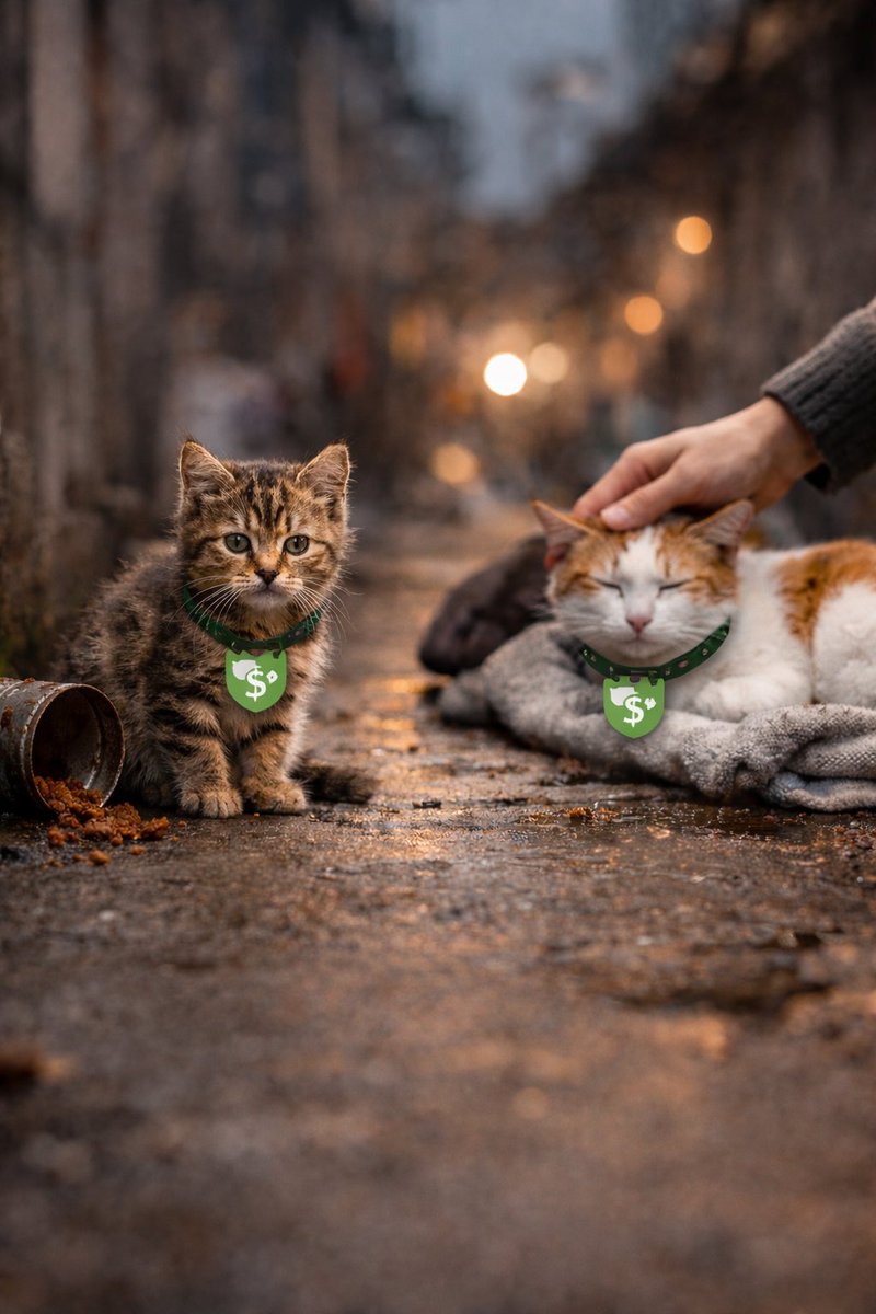Some lives are forgotten on the streets, but they still matter 🐾
Care is not a luxury—it’s a responsibility.

Appreciate $CatShield for taking action and supporting stray cats with real commitment ❤️
Kindness always leaves a mark.