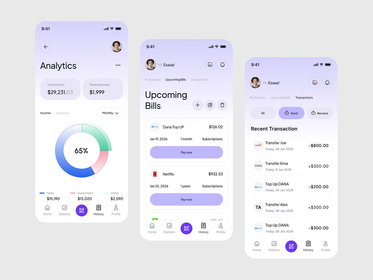 ujjhas99's tweet image. Simple, intentional, and ready to evolve. #appdesign #fintechapp #mobileapp