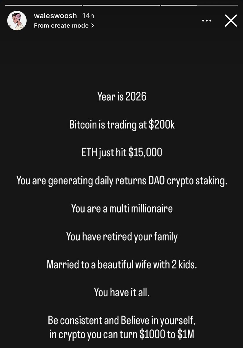 wise words from @waleswoosh on Instagram