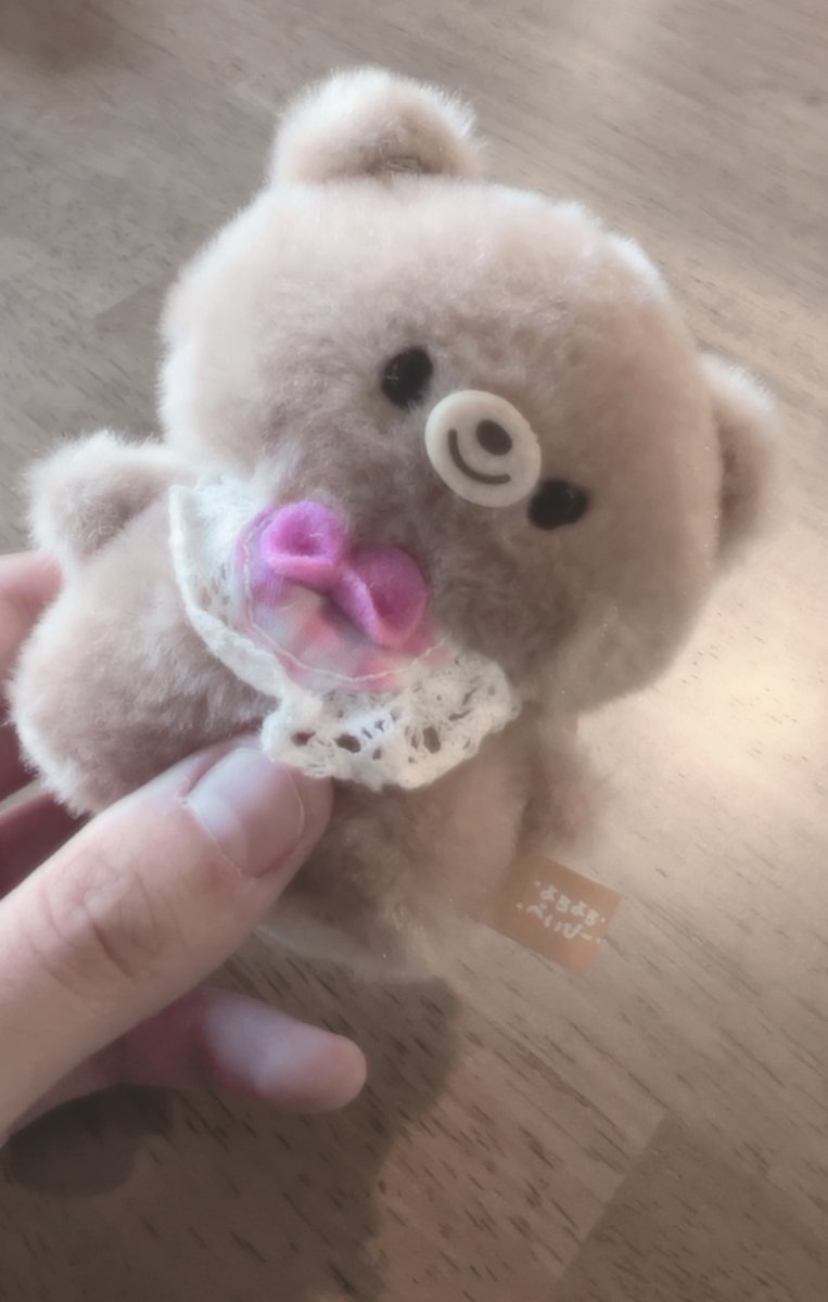 この子の名前は『クマ・ゴン太郎』です、笑笑笑笑 妹から、結構相伴