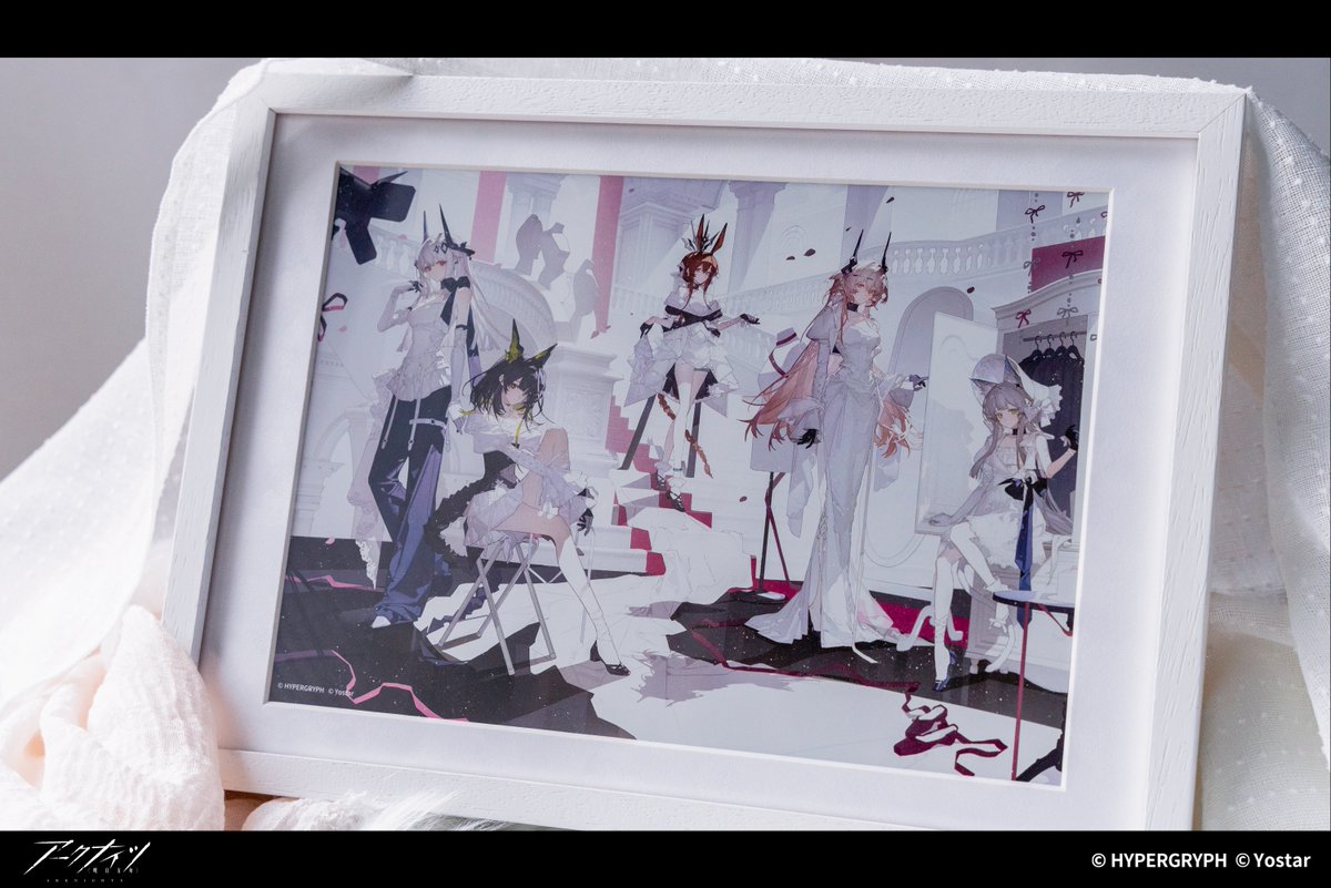 【Yostar OFFICIAL SHOP ONLINE】
#アークナイツ 6th Anniversary Fes.「Continuum」事後通販

シチュエーション額装シリーズ
「バレエコア」をテーマに、リボンやレースの要素を取り入れた服装に仕上げました。
ぜひお手に取って、細部までご覧ください🎀

▽特設ページ
shop.yostar.co.jp/products/list?…