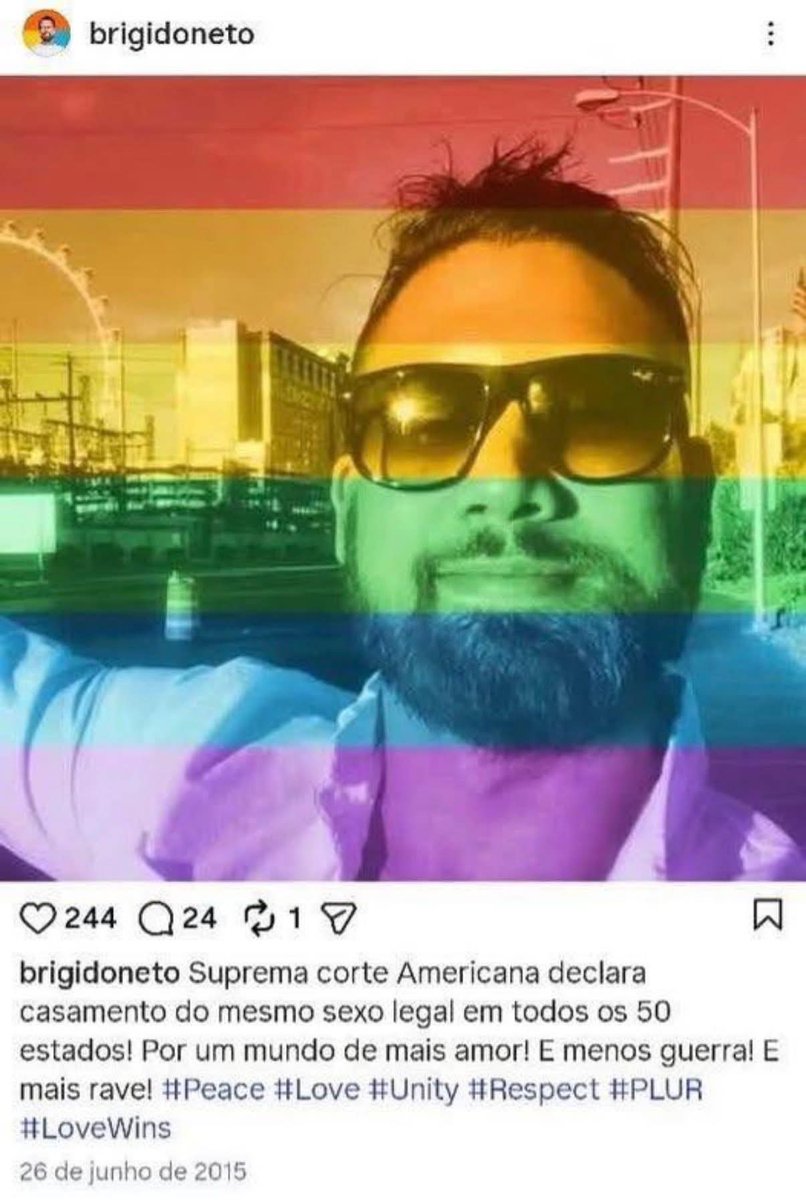 ludivosk's tweet photo. NÃO GENTE!
Descobriram que o legendário Brígido é ex gay, mas virou cristão, bolsonarista e quase coach para vender curso. No BBB, entrou se apresentando como hétero macho. #BBB26 #BBB #sincerao https://t.co/USnZKlnoUA