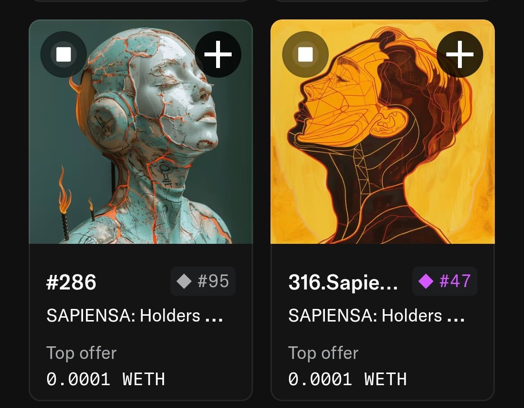 One #Sapiensa to a non-holder.

~Follow <a href="/Maximal_Labs/">Maximals</a> &amp;
  <a href="/FlyStar231/">Aliwise™</a> 
~Like repost and tag a friend 
~drop your base wallet fam

⏳24hrs