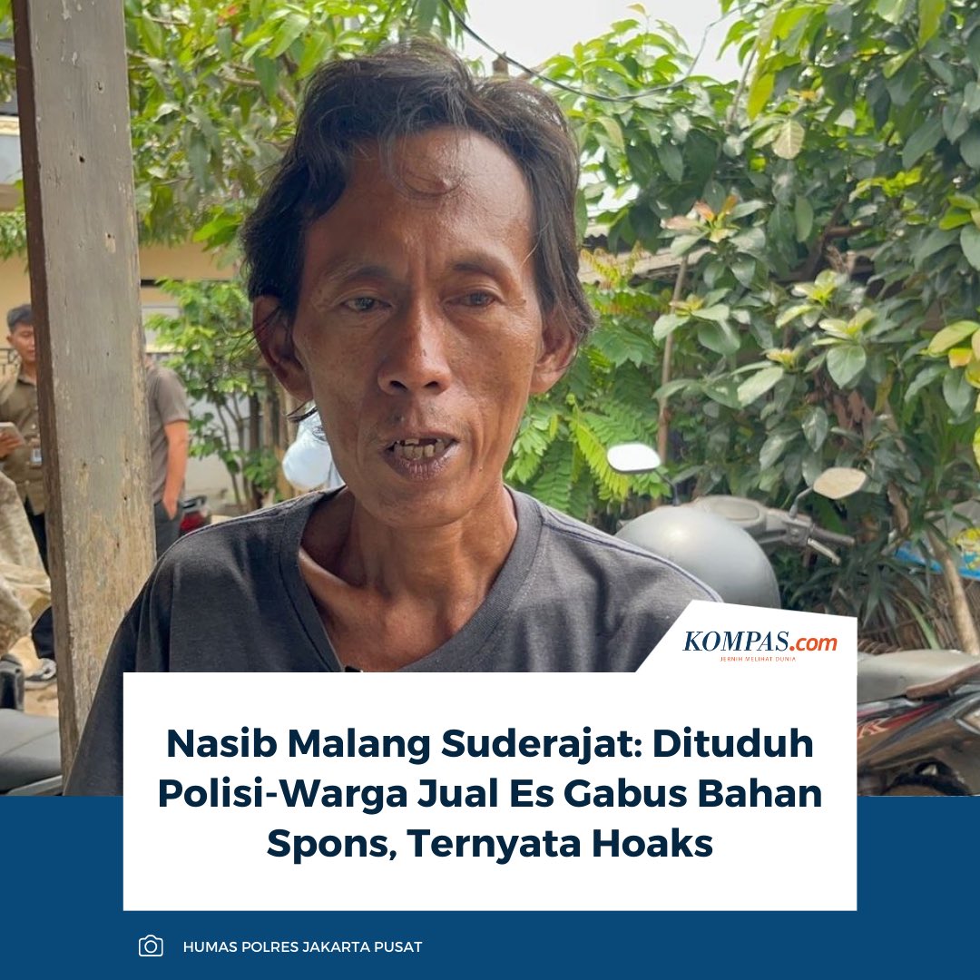 Kepolisian memastikan es gabus milik Suderajat (49) tidak mengandung bahan berbahaya dan tudingan tersebut tidak benar. 

Baca selengkapnya: kompas.com/jawa-barat/rea…

~RK #esgabus #spons #polisi