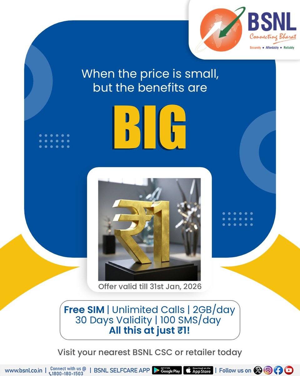 BSNL India tweet media