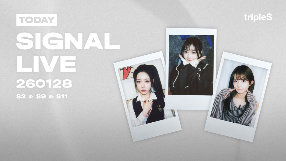 triplescosmos's tweet photo. tripleS
DANCE LIVE with HyeRin, Kaede, Kotone

🗓️01.28 22:00 KST

https://t.co/h3127s6TEs

#tripleS #트리플에스 #トリプルS
#トリプルエス #トエス
#HyeRin #혜린 #ヘリン
#Kaede #카에데 #カエデ
#Kotone #코토네 #コトネ https://t.co/avI8YxiFff