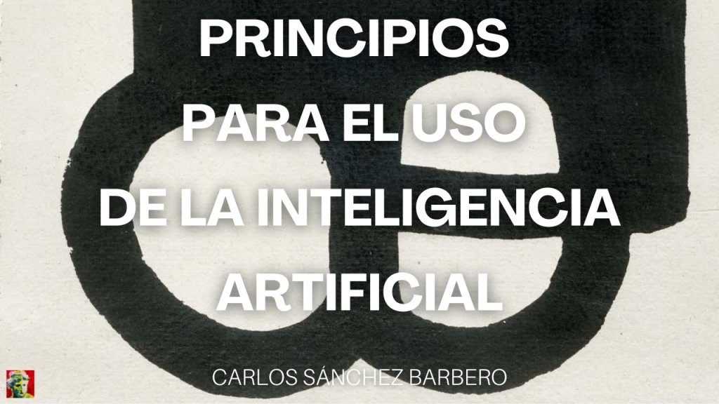Propuesta de "Principios para el uso de la IA" en centros educativos por el alumnado y el profesorado:
tecnologiaingenieria.wordpress.com/2026/01/27/pri…