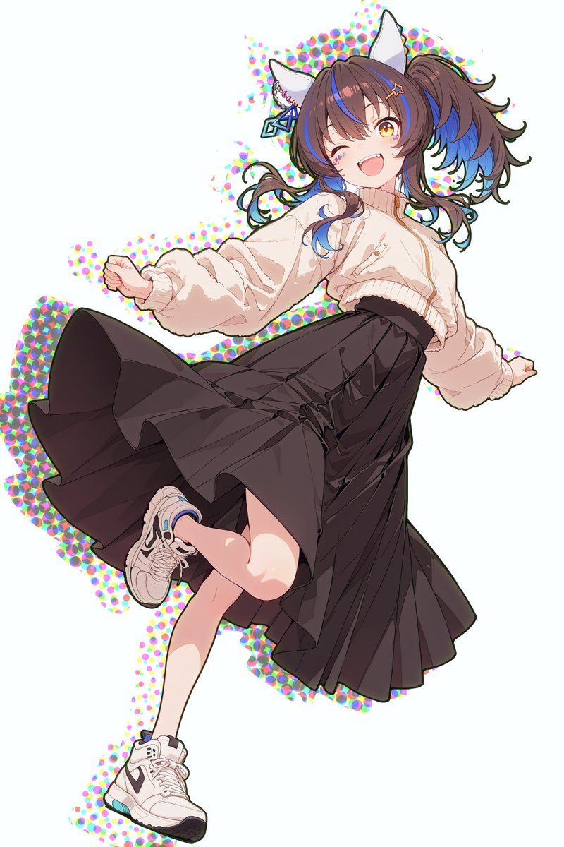 今日はふわもこをお借りしました かわうそさん @kawauso_ai_code