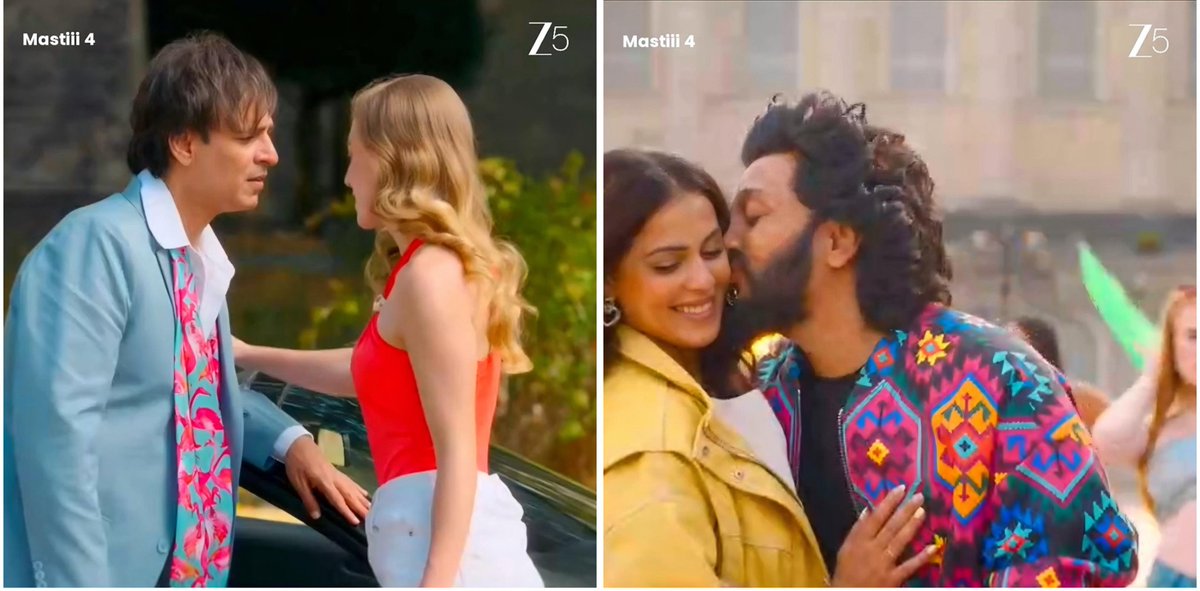 MissMalini's tweet photo. When comedy meets thirsty romance 😂🔥
#Mastiii4 is serving laughs, love and a whole lot of chaos. https://t.co/X0Aym0PqUv