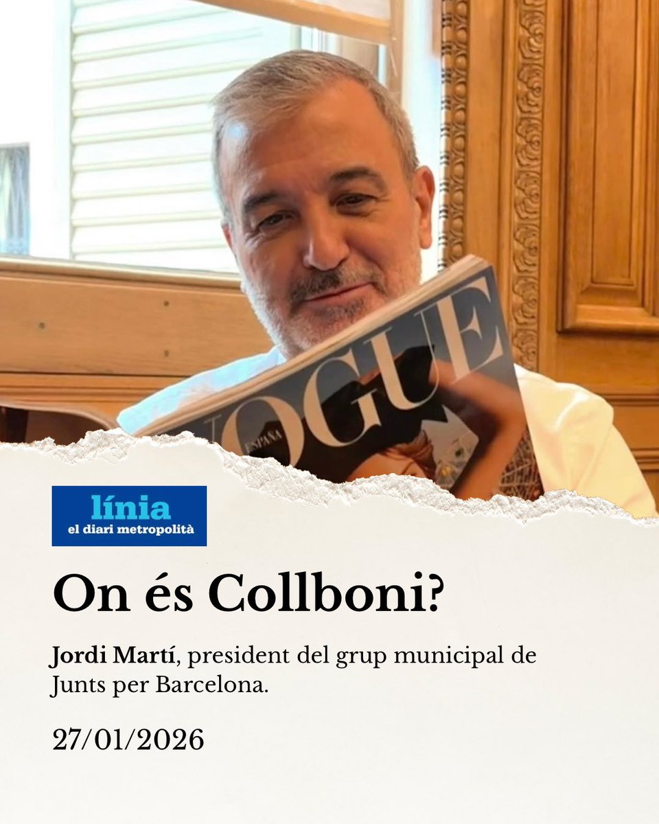 On és l’alcalde Collboni enmig d’una gran crisi de mobilitat com la que s’ha produït a bona part del país❓

➡️ Voldríem veure l’alcalde defensant els drets dels usuaris, reclamant inversions i denunciant l’infrafinançament crònic.

Llegeix l’article de <a href="/jmartigalbis/">Jordi Martí Galbis</a> a