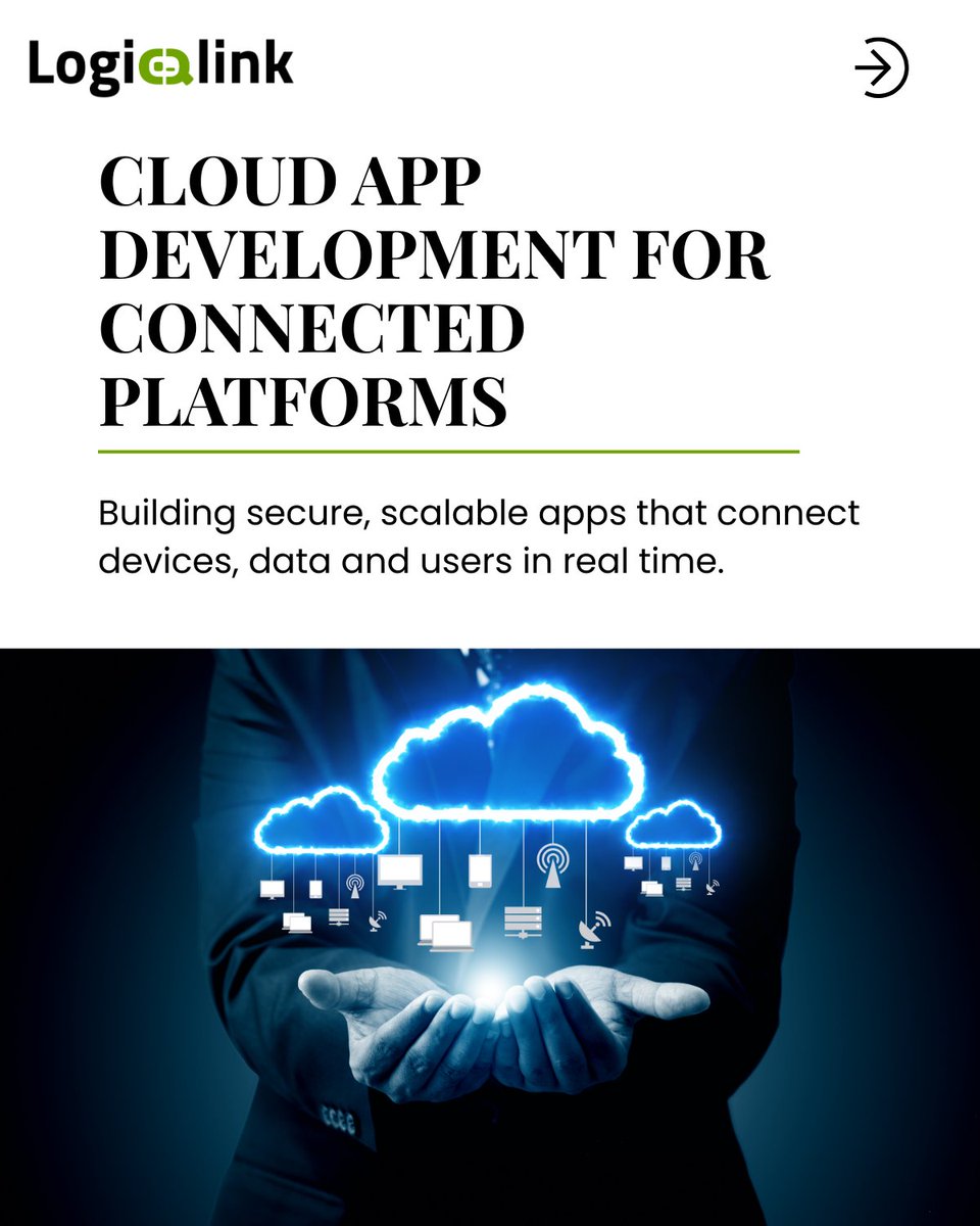 logiqlinkTech's tweet photo. Connected platforms need more than APIs, they need cloud apps that securely link devices, data and users so new features can ship faster without breaking reliability.​

#CloudAppDevelopment #ConnectedPlatforms #SaaSProduct #DigitalPlatform #ScalableApps #CloudAndDevOps https://t.co/tPHBnMGttP