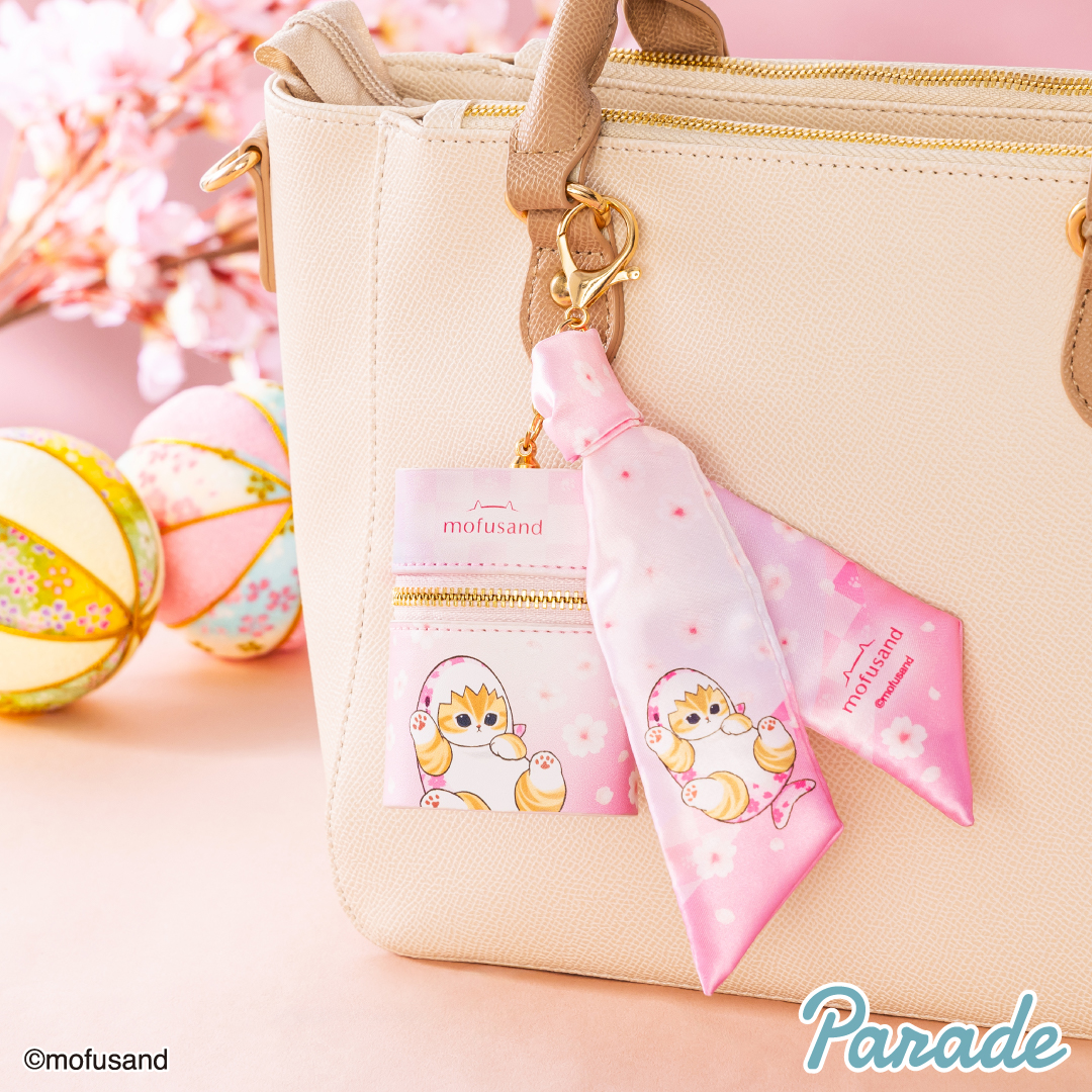 🌟プライズ情報🌟 『mofusand スカーフチャーム付きポーチ～桜満開