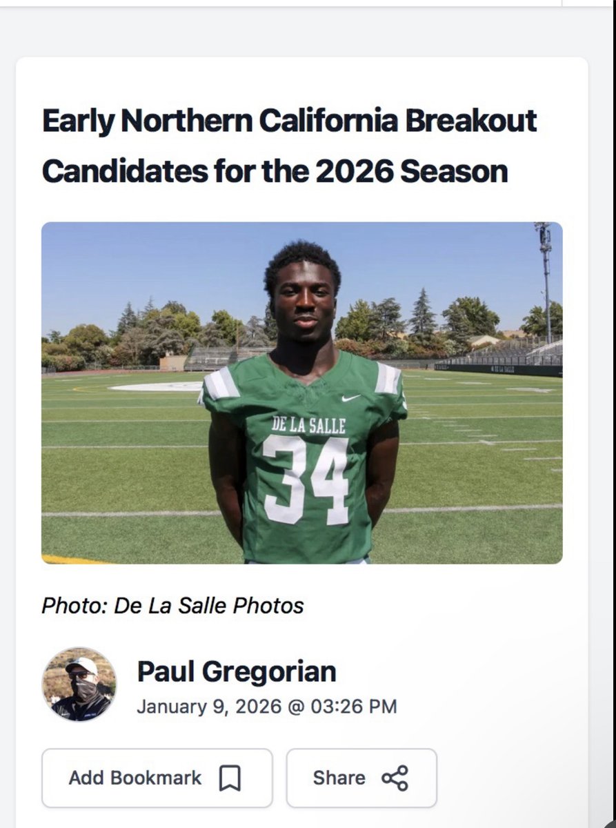 Big thanks to <a href="/PrepRedzoneCA/">Prep Redzone California</a> for naming me a breakout canidate and speaking about my style of play!