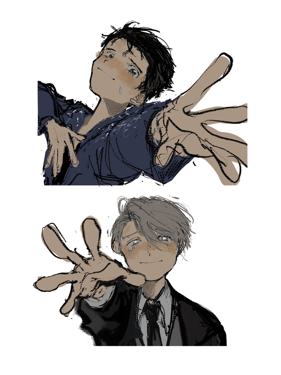 Garrrrrz's tweet image. 師弟 落書き