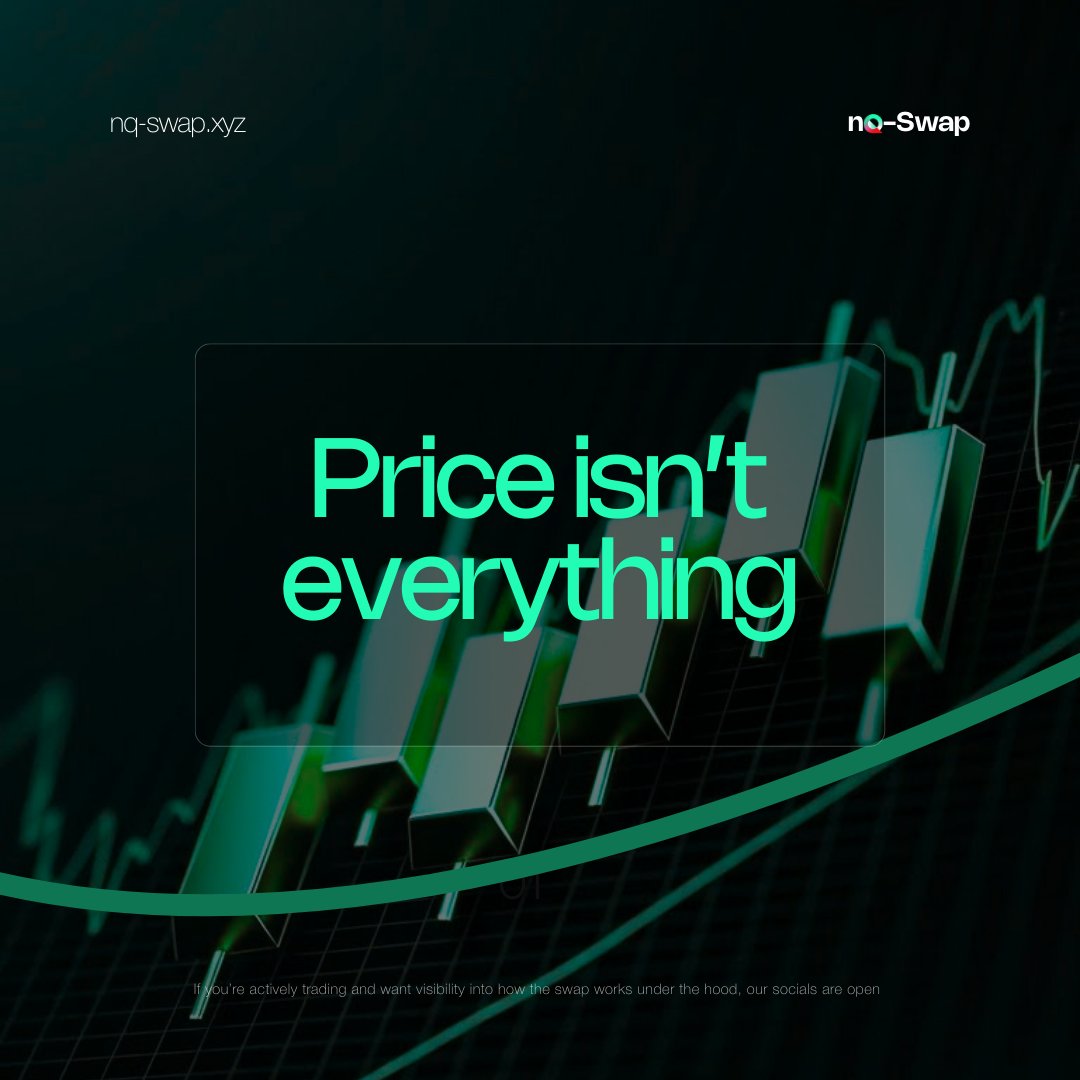 nQ_Swap's tweet photo. Serious traders donโt chase noise nor Price.
They study infrastructure, liquidity, and execution.
That mindset is what nQ-Swap is built for.
Don't want to be left behind?
Follow nQ-Swap to get started.
#Defimindset #Trader #NQSwap https://t.co/mUYAHW8cBB
