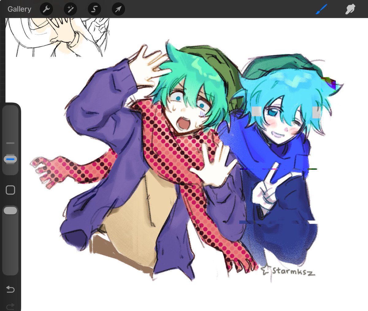 starmksz's tweet image. 🧣💙