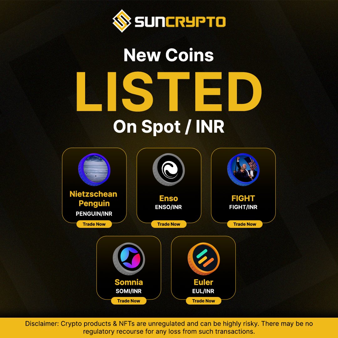 SunCrypto: Leading Indian crypto exchange (@suncryptoin) / Posts / X