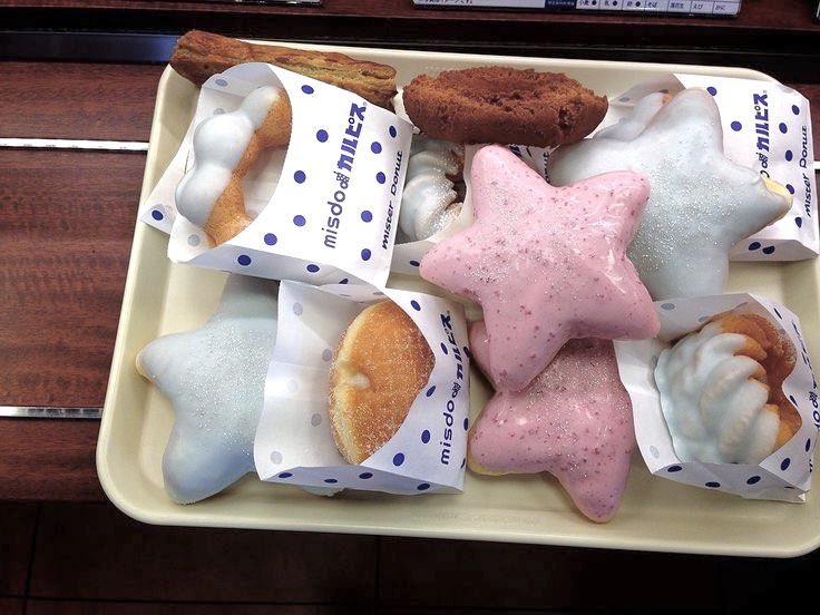 star shaped donuts