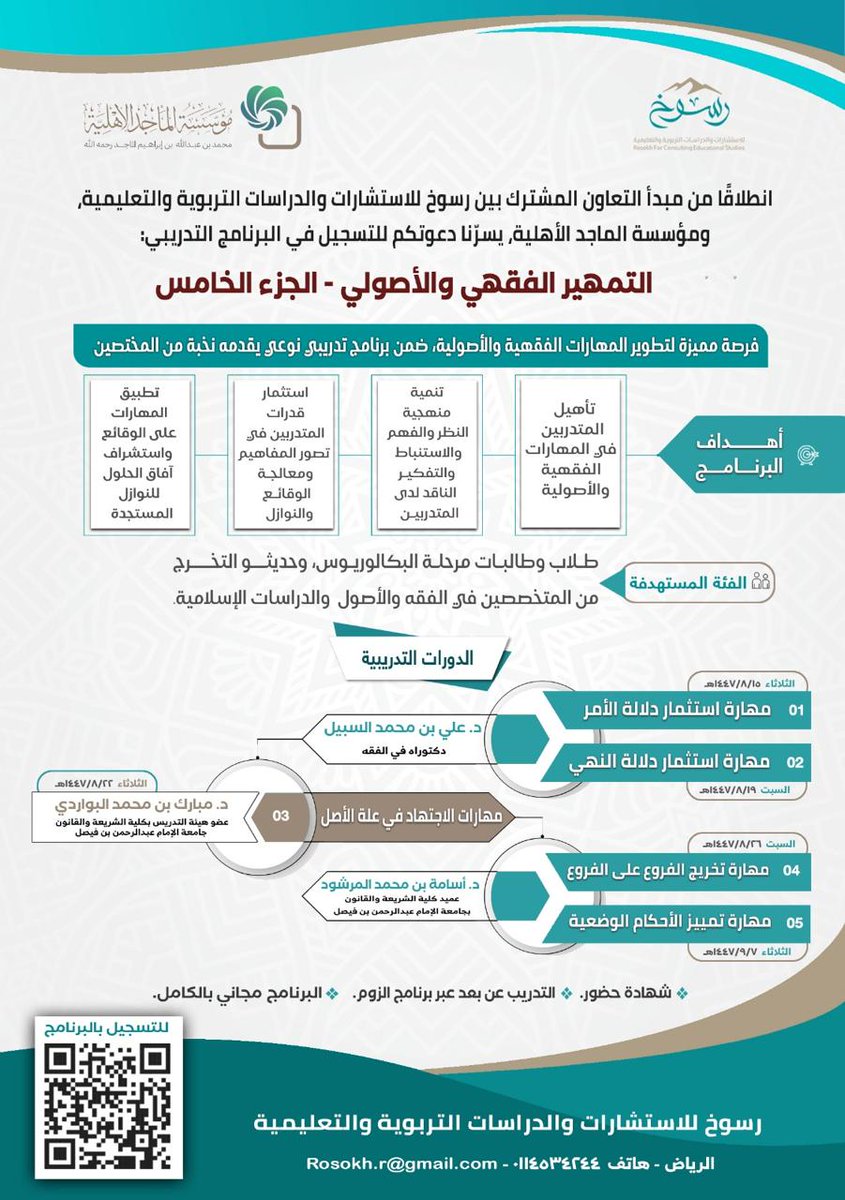 مؤسسة رسوخ للاستشارات التربوية والتعليمية tweet media