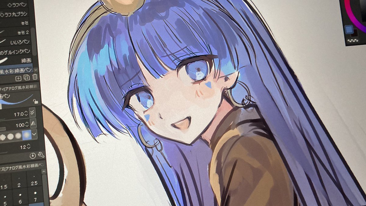 錦上京体験版の時に描いてた馴子