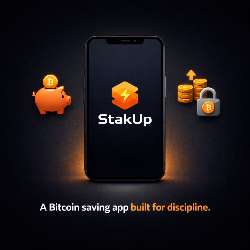 stakup_safe's tweet photo. StakUp is a Bitcoin saving app.
It helps you stack sats, hold with discipline, and avoid emotional spending.
Simple. Focused. Intentional. https://t.co/J2s1DHYje1