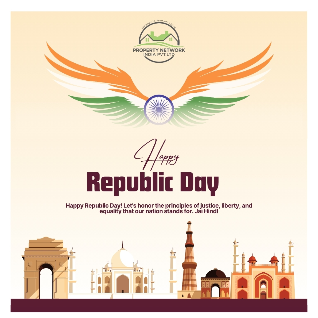 PropNet2023's tweet image. Honoring Our Constitution, Celebrating Our Nation 🇮🇳

On this *77th* Republic Day, *Property Network India Pvt. Ltd.* salutes the spirit of India—a nation built on the pillars of Justice, Liberty, Equality, and Fraternity.

#republicday2026  #propertynetworkindia #realestate