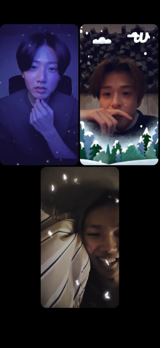 楽園の中の人と雪国の人とアバターの人が居るグループ