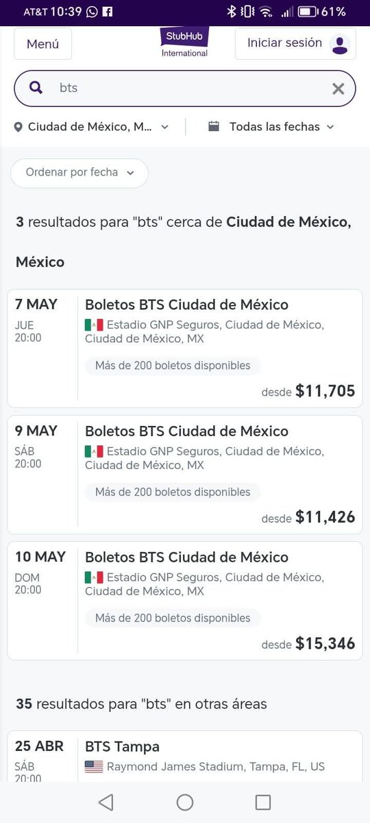 lee_andys92271's tweet photo. A pesar de que @Profeco aseguró que no se compraron boletos fuera del horario establecido, comenzarón a aparecer entradas en sitios web de reventa como Viagogo y StubHub, plataformas que no son 100% legalmente veridicas, con precios que superaban más del doble del costo original https://t.co/sOUMvuZT9R