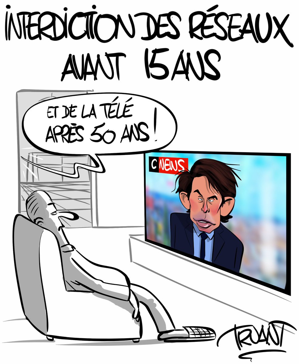 CartoonsMrt's tweet image. Recyclage de mon dessin de début janvier, j’ai juste remplacé #pascalpraud par le champion de la semaine #arnoklarsfeld et sa demande de #rafles à la #ICE pour ramasser les #oqtf 
#reseauxsociaux #macron #CNews