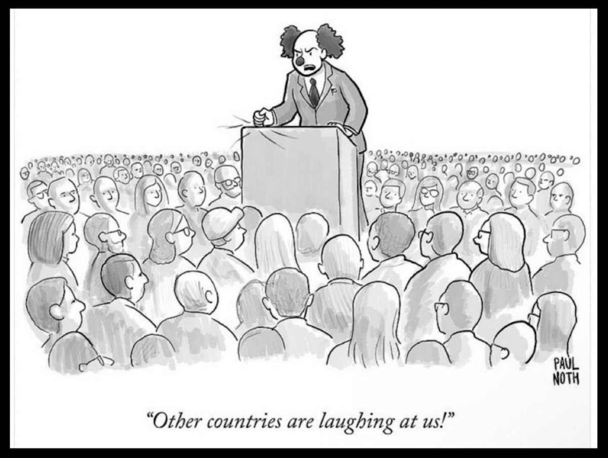 kangaroos991's tweet photo. Turkish proverb: "When a clown moves into a palace, he doesn't become a king, the palace becomes a circus!" Sadly,
#TrumpsClownShow is now 'damaging'
America's credibility, around the globe!
Drop a π€‘ if you think he should RESIGN
before he's impeached? π€‘
πCr: @PaulNoth π https://t.co/GBVXA7Ccvj