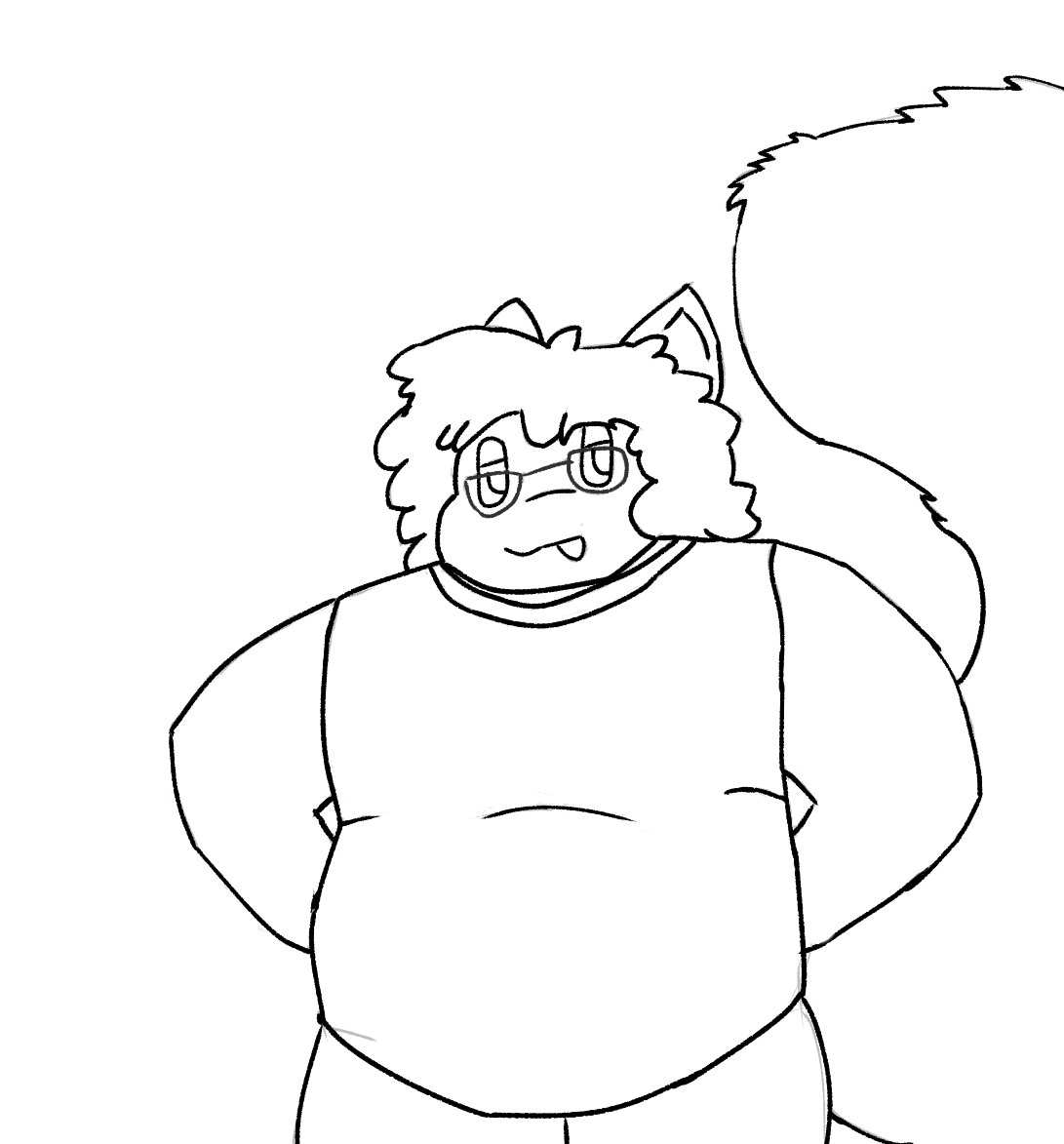 MikiMuu04's tweet photo. I haven't posted anything in a while so, Here some simple art of my fursona I've made! https://t.co/liUgUYsVmH