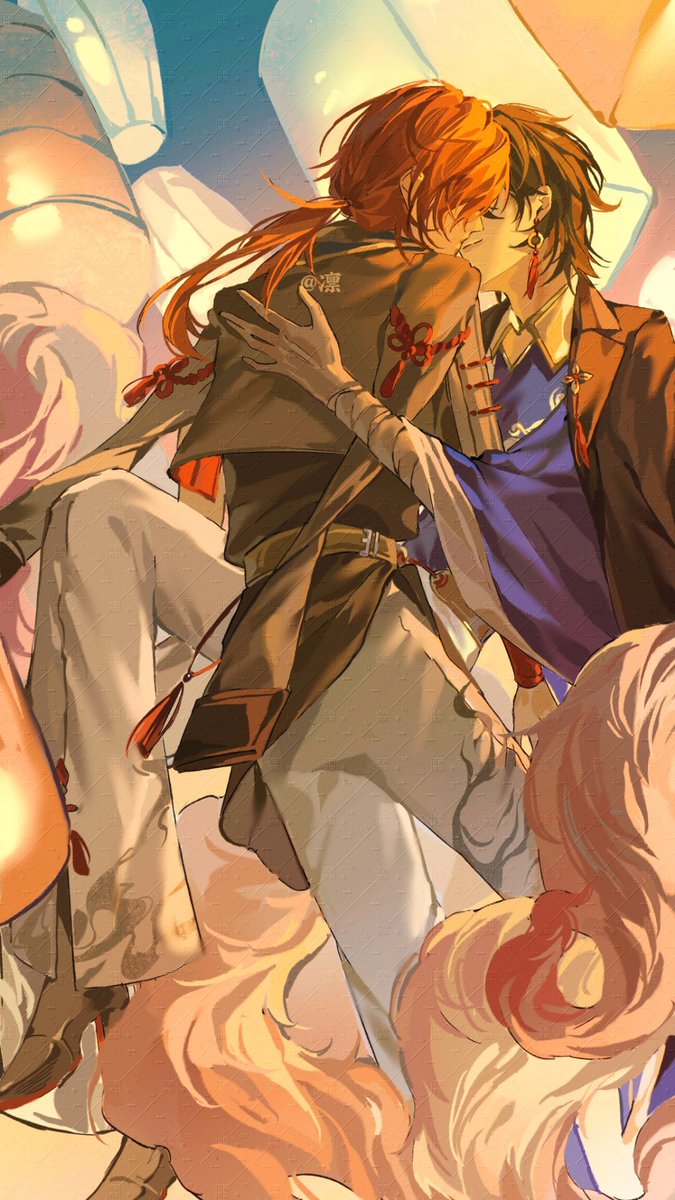 DaChuuWeibo's tweet image. 🎨 @泪水打湿下颌线  
📚 我见众生皆草木 唯有见你是青山
#太中 #DaChuu #skk #soukoku