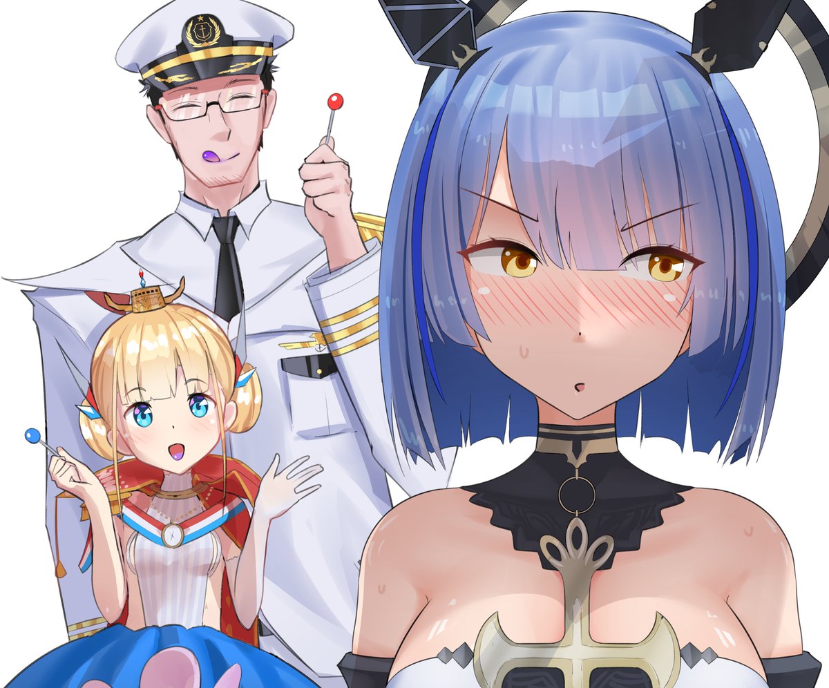 🔵×🔴 Color Mixing 101
Me and Le Triomphant will create many new colors, maybe even a new one.. somehow
#AzurLane 
#アズールレーン