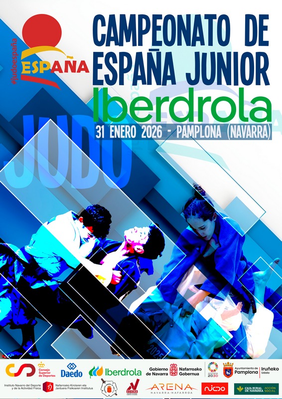 El sábado 31 de enero, el Pabellón Navarra Arena de Pamplona acogerá la FASE FINAL DEL CAMPEONATO DE ESPAÑA DE JUDO JUNIOR. Consulta listado de inscrito e información para el aparcamiento de vehículos en el siguiente enlace. fnjudo.com/noticia/1552/f…
