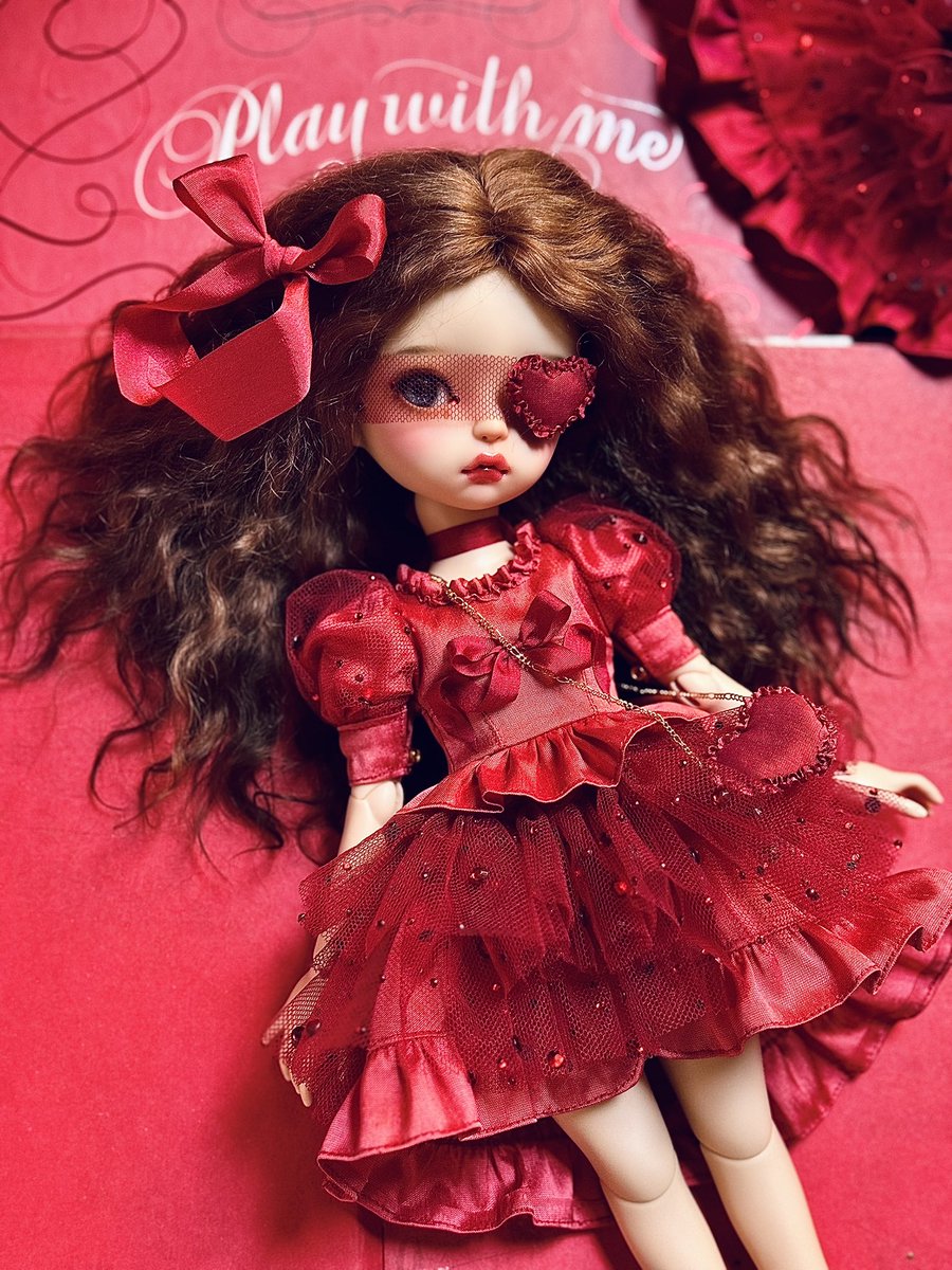 NGaspryan's tweet image. Another St.Valentine’s outfit, do you like it?💋♥️
#oddprincess #imda #imdadoll