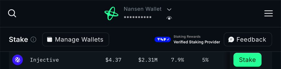 Injective_Core's tweet photo. Two activities in the Injective ecosystem that you should definitely take part in

1. $INJ Staking on @nansen_ai

Nansen offers $INJ holders a solid 7% APY with just a few clicks.

A great yield without extra hassle or complexity.

2. @ParadyzeFi Trading Competition

The Paradyze team has launched a trading competition with a $50,000 prize pool, where traders compete against each other. No fake volume just for numbers only real competition.

There are two leagues, each with $25,000 in rewards.
In the first league, your goal is to make as much profit as possible.

In the second league, you compete directly against any trader. The winner is the one with the higher PNL. If your position gets liquidated, you lose.

All rewards will be paid in $P tokens. No vesting, no locks, no staking, and no extra conditions. The tokens will be sent directly to your wallet, and you can do whatever you want with them.

Trading ninjas, this is your chance to prove yourself here and now. 💥