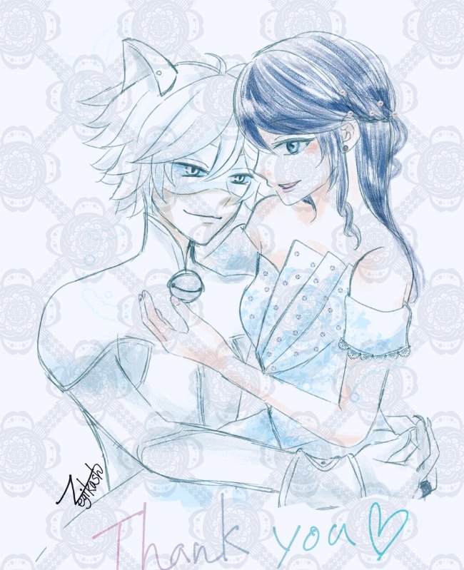 てん黒のサークルカットに使ったイラスト❄