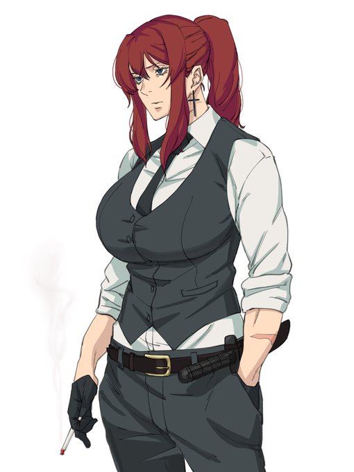 過去絵。筋肉巨乳が好きなんだ。