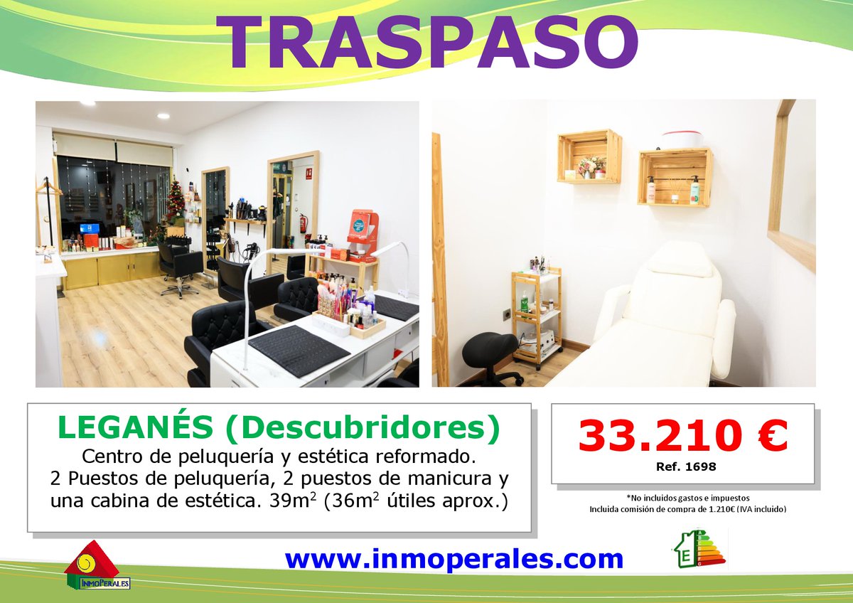 Inmoperales's tweet photo. Más información en nuestra oficina de Perales del Río (InmoPerales):
🎯 calle Groenlandia nº4, CC El Carmen, planta 1ª junto a BBVA
☎️ 91 684 79 97
https://t.co/buKWMRwhdp https://t.co/sVCAecehvX