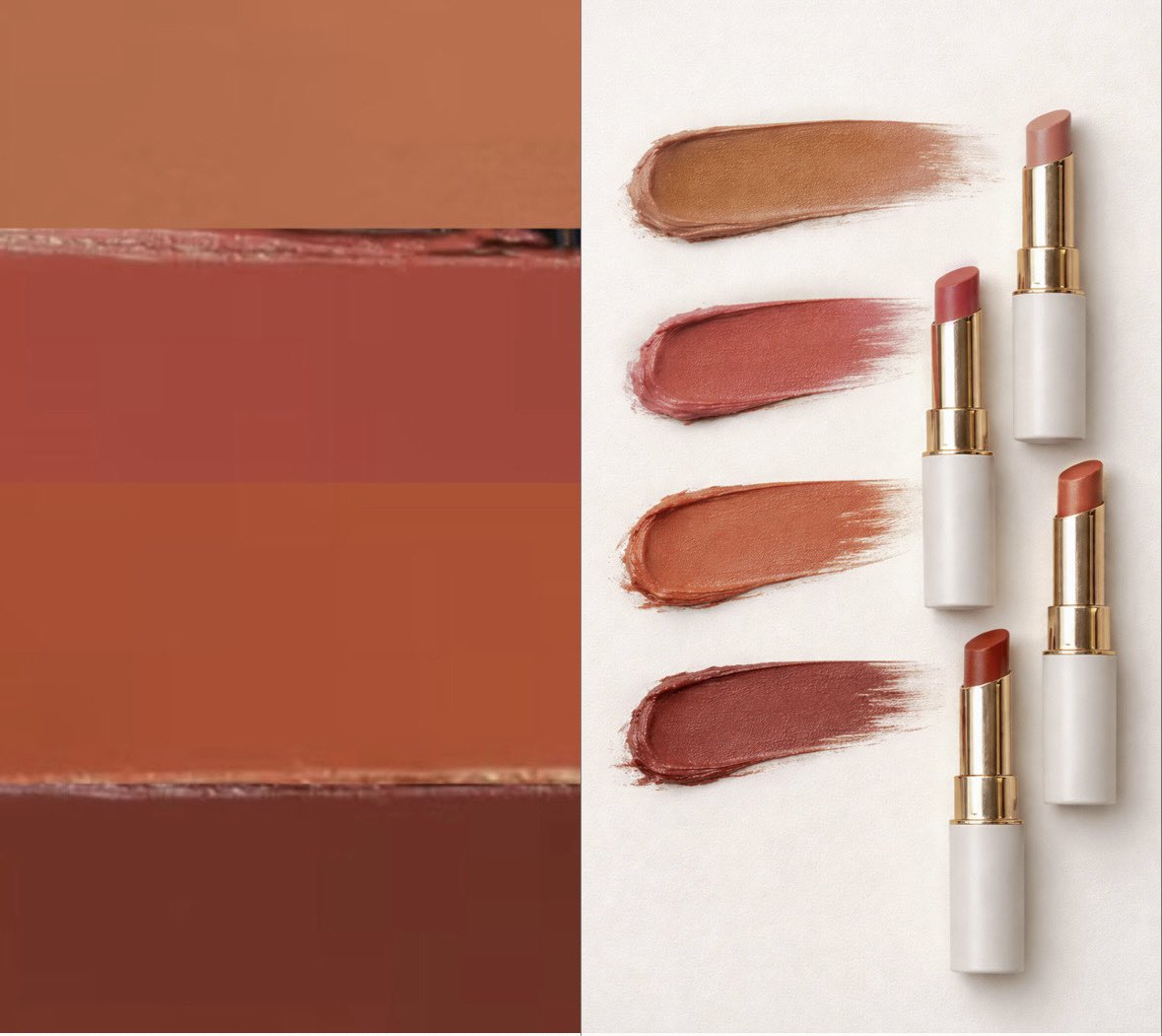 Colour theory stressing you out? yeah… we fixed that 💄💋 everyday velour rouge shades can make your face pops out✨💋