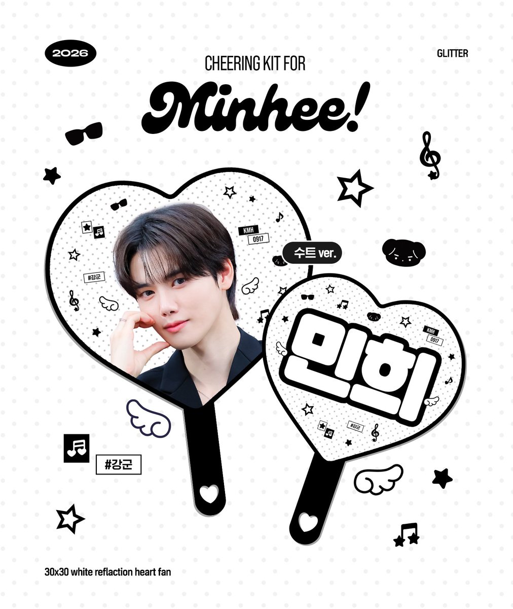 glitterMH's tweet photo. 𝟮𝟬𝟮𝟲 𝗖𝗵𝗲𝗲𝗿𝗶𝗻𝗴 𝗞𝗶𝘁 𝗳𝗼𝗿 𝗠𝗜𝗡𝗛𝗘𝗘 𝗕𝘆 𝗚𝗹𝗶𝘁𝘁𝗲𝗿

* 미니사이즈 우치와도 구매 가능

📅 01.27 - 02.02
💖 https://t.co/xT6M4vtxky

RT 추첨 미니사이즈 우치와 드려요 (현장수령)
#민희 #크래비티 #MINHEE #CRAVITY https://t.co/JBetS86Okb