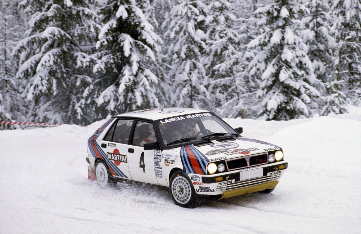 PhotosMotor's tweet photo. Markku Alén / Ilkka Kivimäki
Lancia Delta HF 4WD

1987 🇸🇪 Sweden

#Lanciadelta #lanciaracing #lanciamartini #integrale #deltaintegrale #RallySweden

📷 McKlein https://t.co/4yGbqznMV0