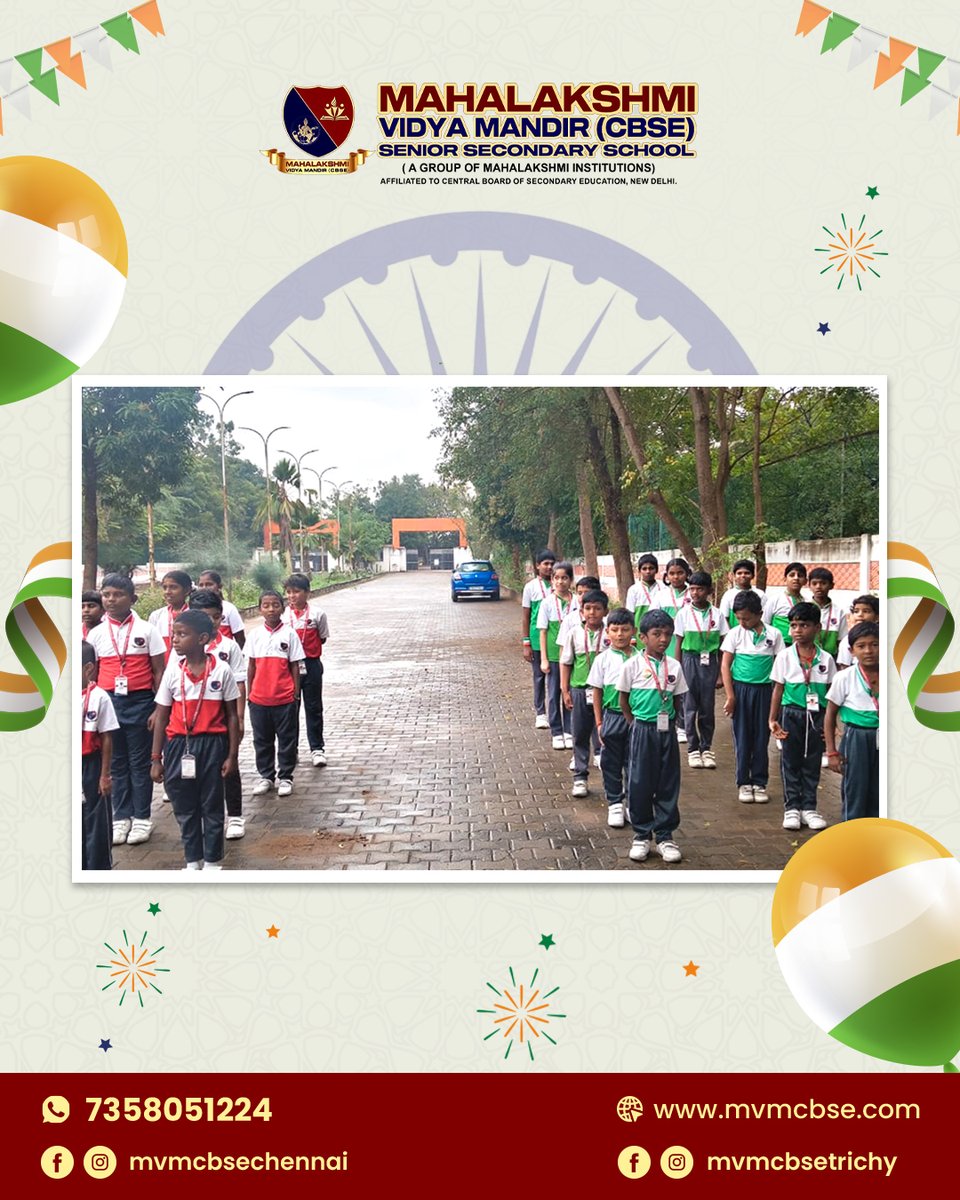 Mahalakshm73701's tweet image. At MVM CBSE School, Republic Day was celebrated with pride, respect, and patriotic spirit. Students participated in meaningful activities that reflected the values of our Constitution

Happy Republic Day

#MVMCBSE #RepublicDay #SchoolFunction #Trichy