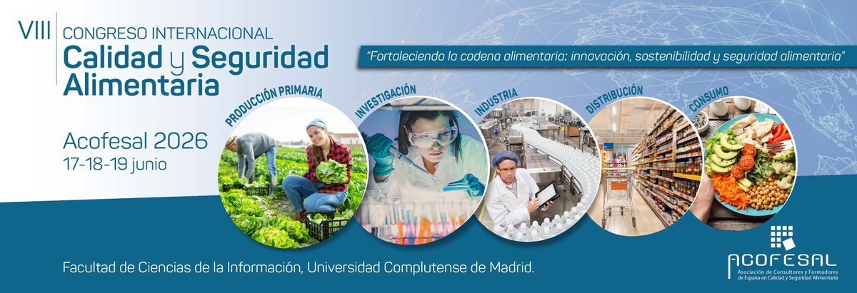 ✨ Se viene el Congreso ACOFESAL en Madrid✨
Un nuevo espacio para dialogar, aprender y seguir creciendo juntos.
Muy pronto revelaremos todos los detalles.
¡Reserva la fecha y acompáñanos! 17, 18 y 19 de Junio en la Facultad de Ciencias de la Información <a href="/UCMccinf/">Facultad Ciencias Información</a>