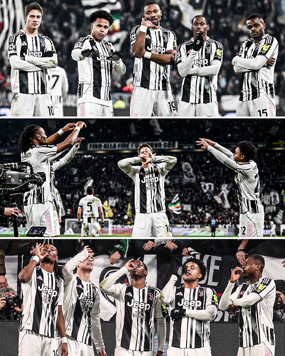 Juventus have got their team celebrations on lock 🥶