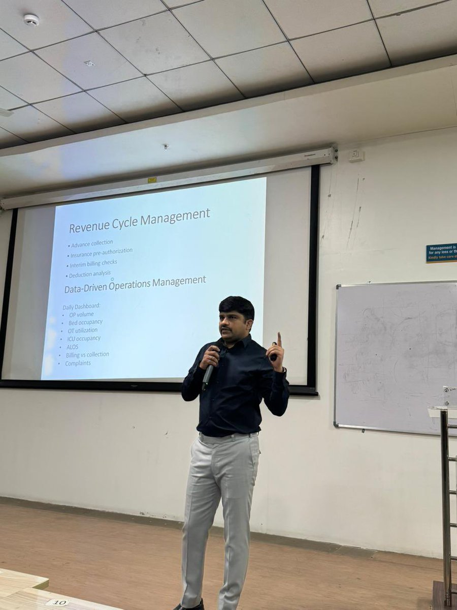apolloaiha's tweet photo. 📘 Hospital Admin Insights with Dr. Srikanth Vodnala!Masterclass on hospital setup, smart strategies, ops management, regulations &amp; business models.
Linked theory to real healthcare wins! 💡🏥

#HospitalAdministration #HealthcareManagement #AcademicLearning
#AIHA https://t.co/Vmfpp6jSEC