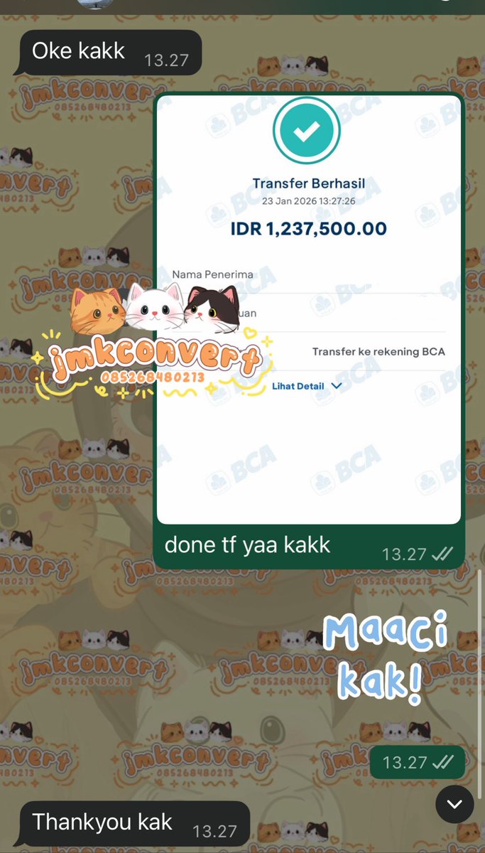 4.4 1.2jt
gestun kredivo &amp; cc bni

testi bisa cek link dibio ya. transaksi hanya via wa🥰
t. open cv pulsa tsel ewallet prem non premium gestun spaylater kredivo gopaylater akulaku yup tiktok lazada indodana jenius paylater tokped card shopee dana cicil cc via co link qr tagihan